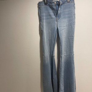 Free People Just Float on Flare Jeans Bermondsey blue